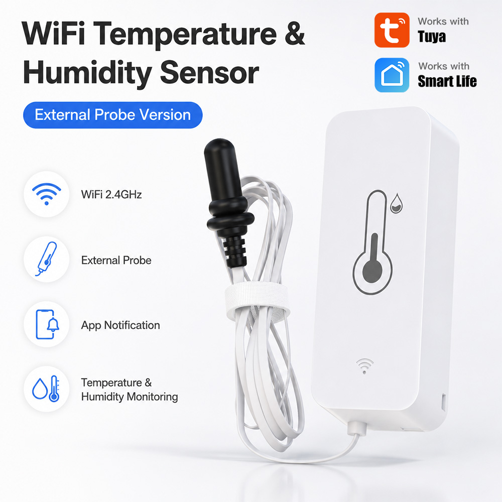 Aquarium Planted Aquarium - Tuya WiFi Temperature Humidity Sensor With