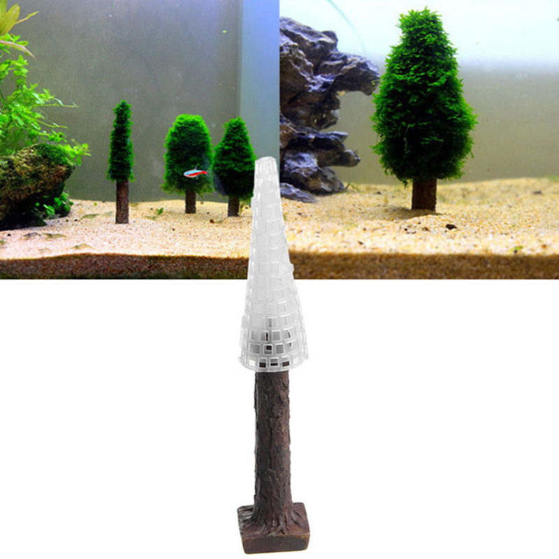 Aquarium Planted Tree - Aquarium Tank Landscape Decor Fish Tank