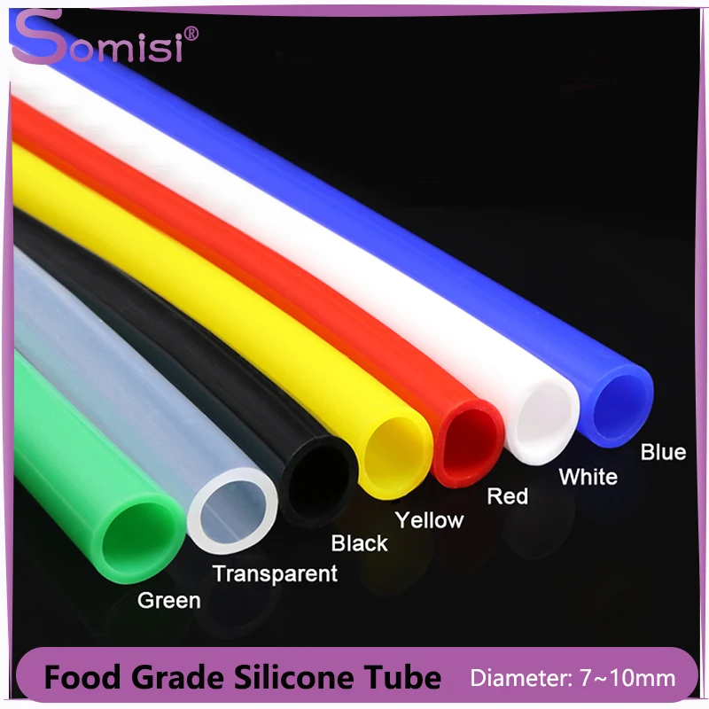 Aquarium Plant Gel - 1/3/5M Flexible Silicone Tube ID 7