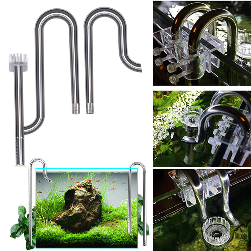 Aquarium Plants Book - New Fish Tank Lily Pipe Stainless