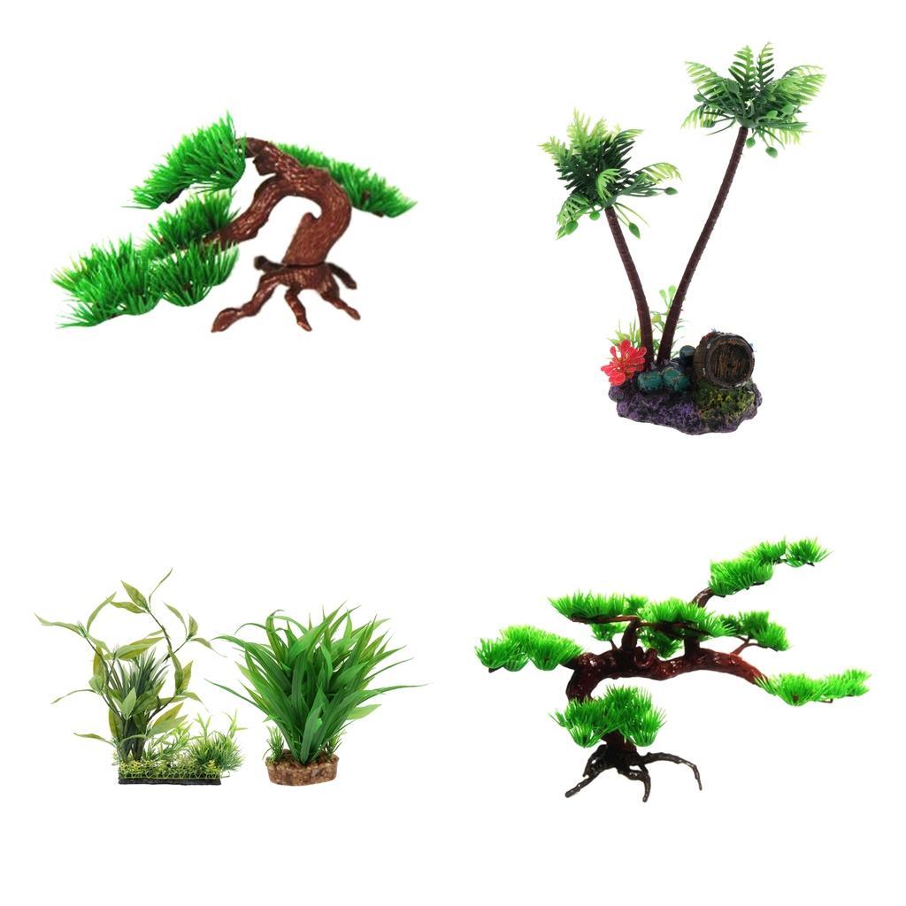 Artificial Pine Tree Plastic P - Aquarium Planted Tree recension och pris