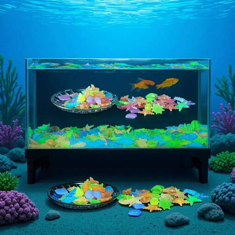 Glowing Luminous Ocean Stones  - Aquarium Plants Book recension och pris