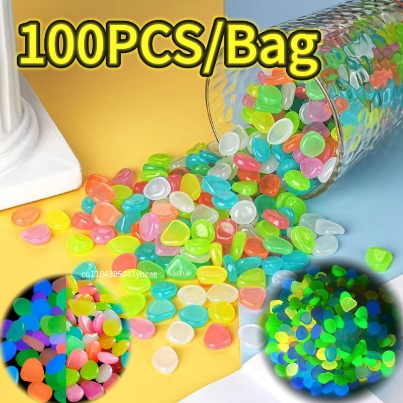 100-800pcs Glow in The Dark Pe - Aquarium Planted Aquarium recension och pris