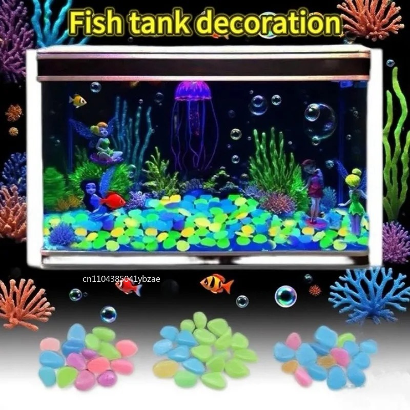 100-800pcs Glow in The Dark Pe - Aquarium Planted Aquarium recension och pris