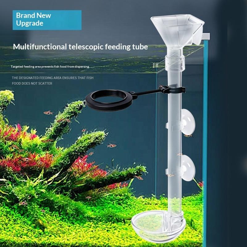 Telescopic Fish Tank Feeding T - Planted Aquarium Youtube recension och pris