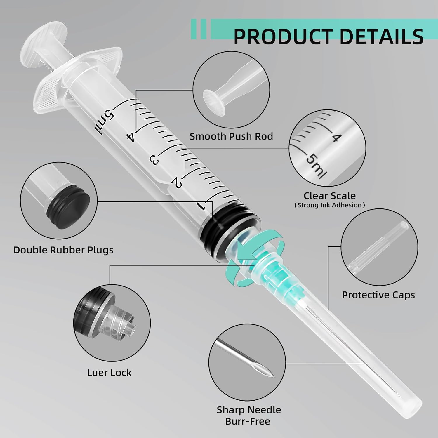 5ml Luer Lock Syringe, Suitabl - Aquarium Planted Aquarium recension och pris