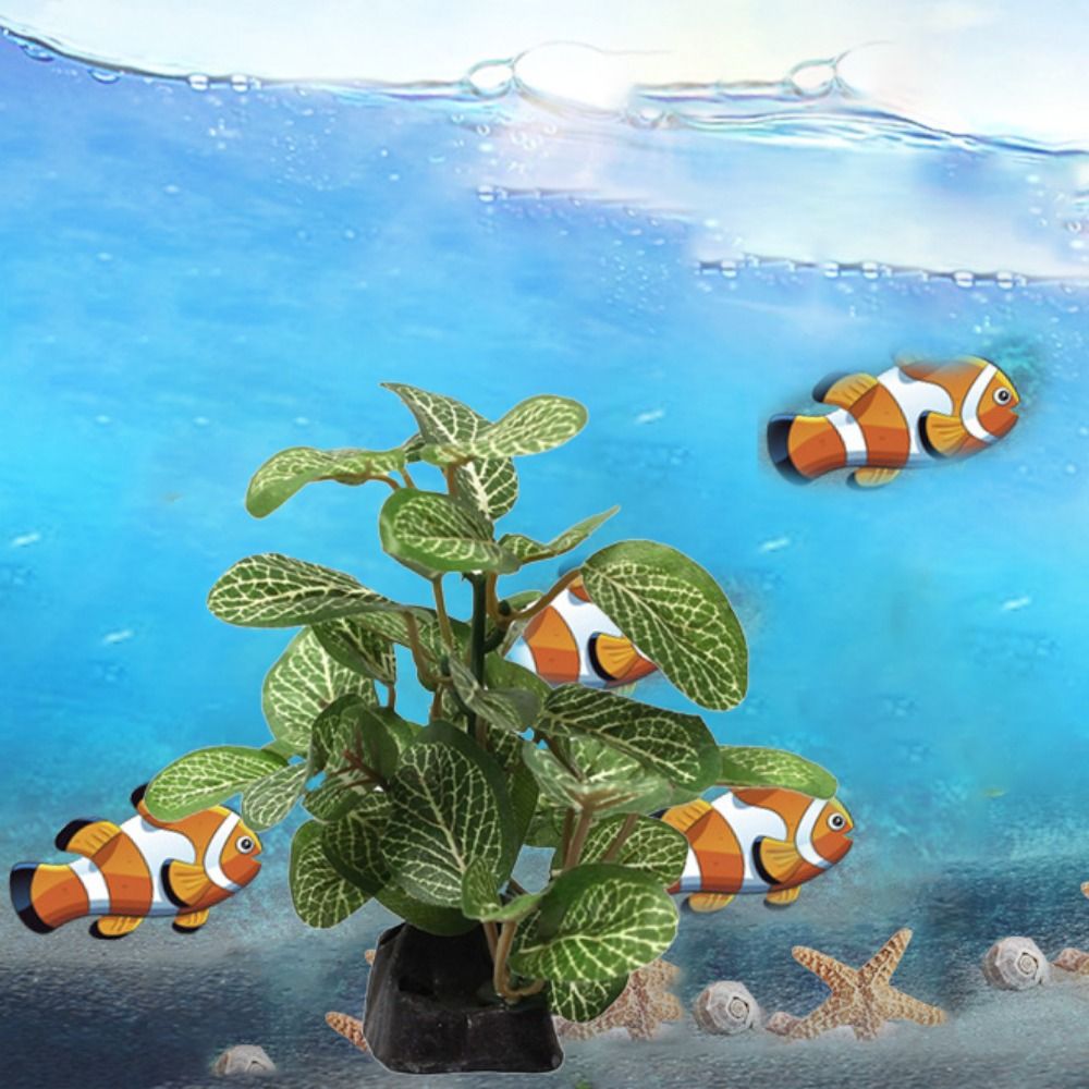 Decorative Silk Realistic Unde - Planted Aquarium Jar recension och pris