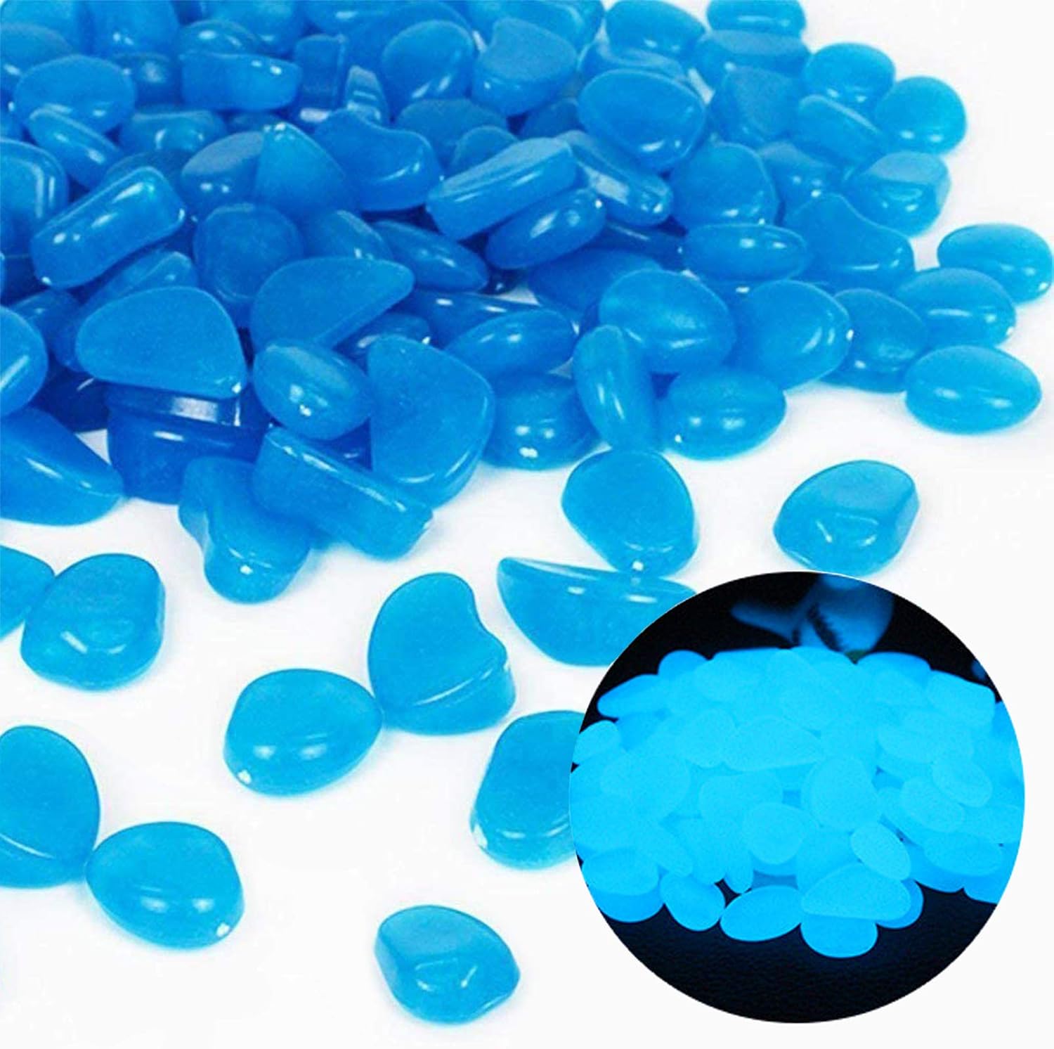 Fish Tank Rocks Glow Blue Pebb - Aquarium Plants Book recension och pris