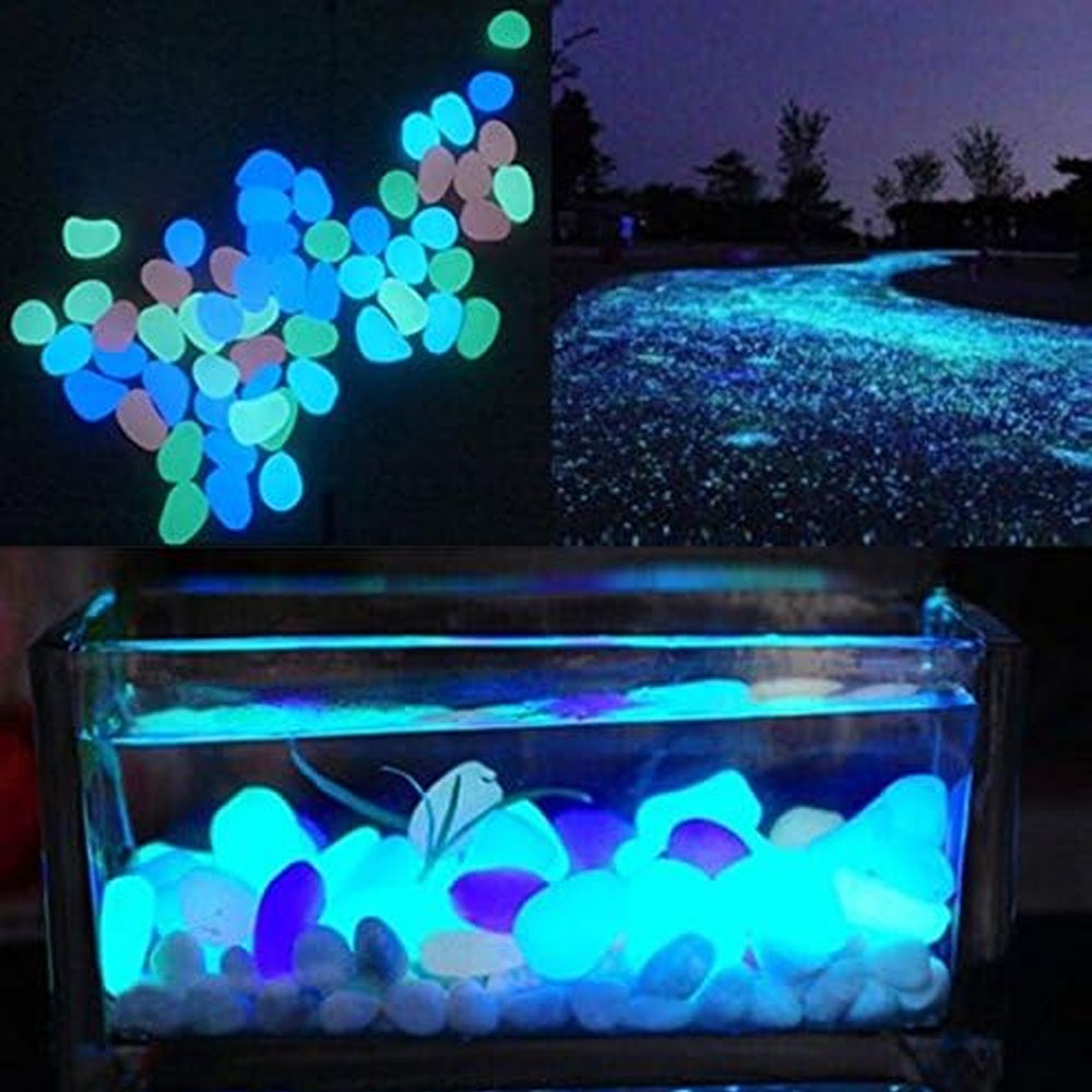 Fish Tank Rocks Glow Blue Pebb - Aquarium Plants Book recension och pris