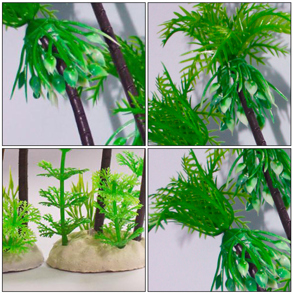 1Pcs Artificial Coconut Tree L - Aquarium Planted Tree recension och pris