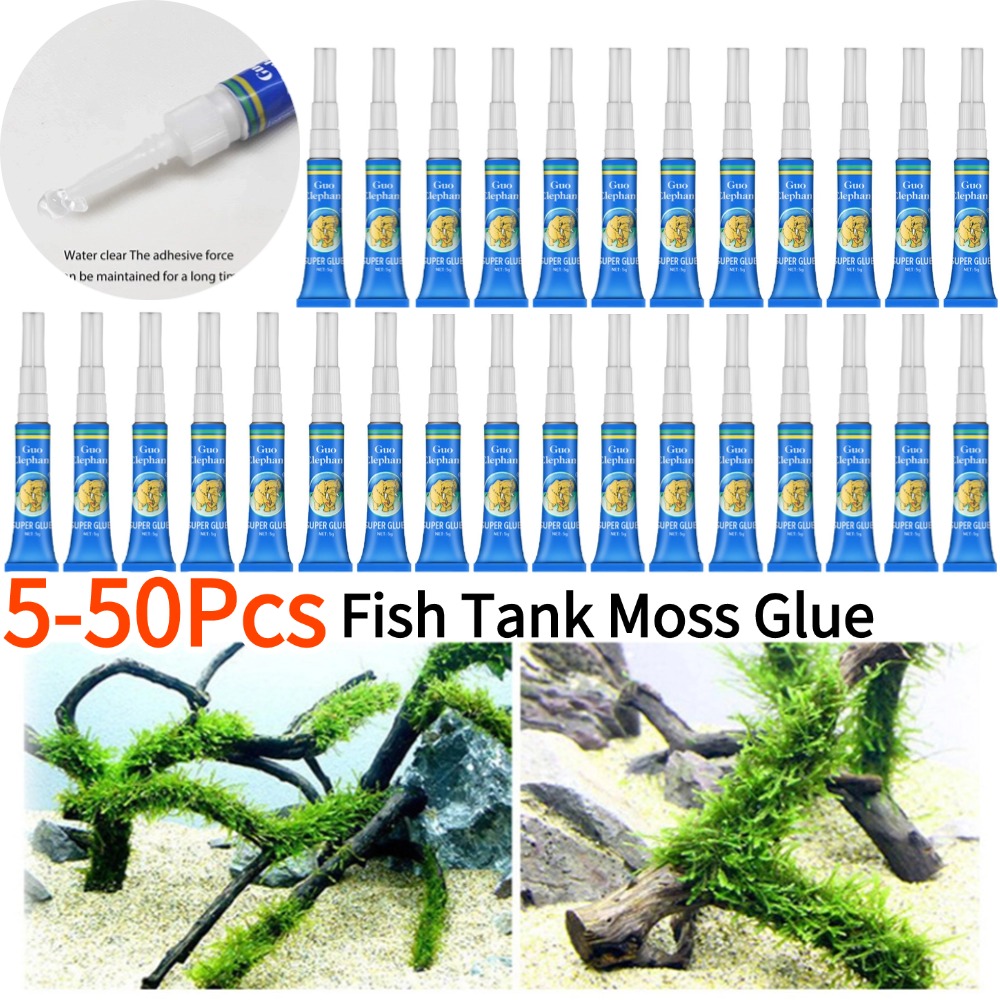 50-5Pcs Fish Tank Landscaping  - Aquarium Plant Gel recension och pris