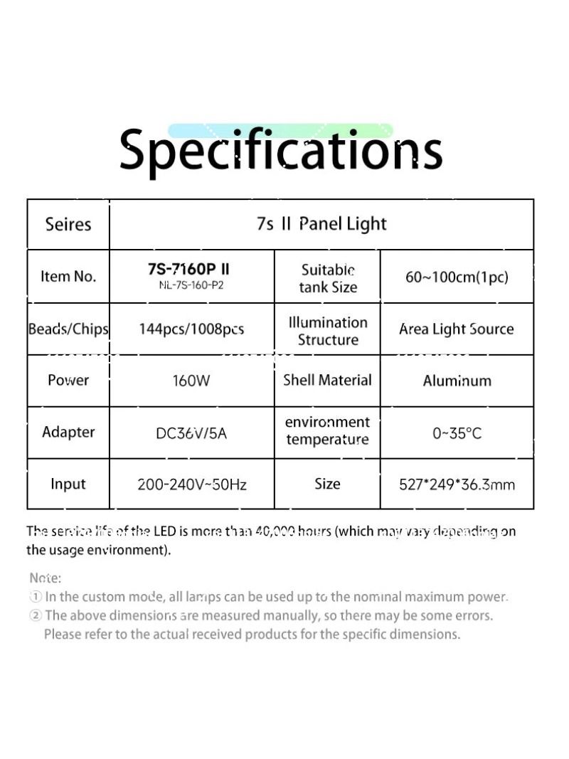 Aquarium LED Light 160W RGB Fu - Aquarium Planted Aquarium recension och pris