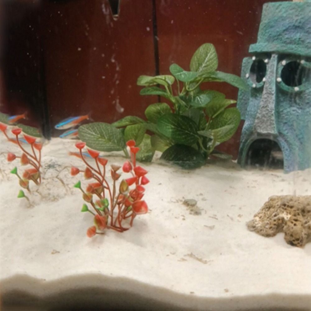 Lifelike Silk Simulated Faux f - Planted Aquarium Jar recension och pris